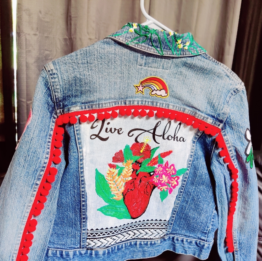 Handpainted Denim Jacket